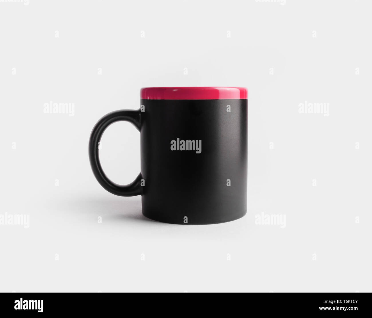 Black and red cup Stock Photo