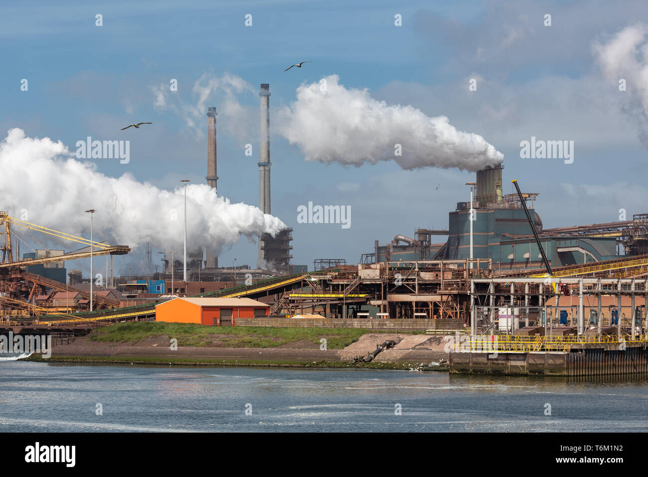 Tata steel factory in Ijmuiden, Netherlands Stock Photo - Alamy