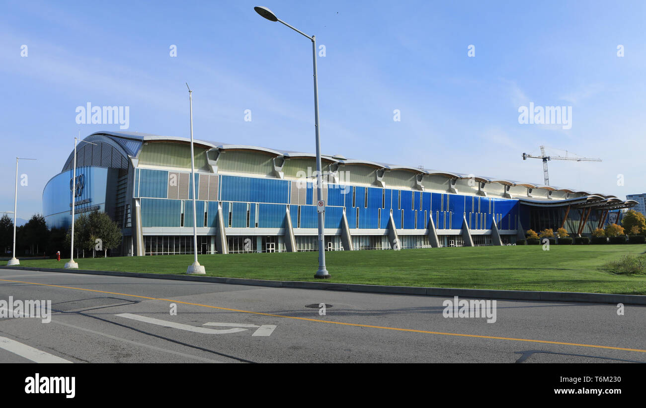 The Richmond Olympic Oval in British Columbia, Canada Stock Photo