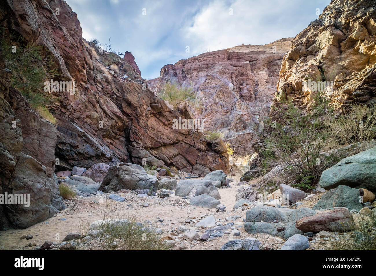 Mecca Hills in Ladder Hike at Palm Spring, California Stock Photo Alamy