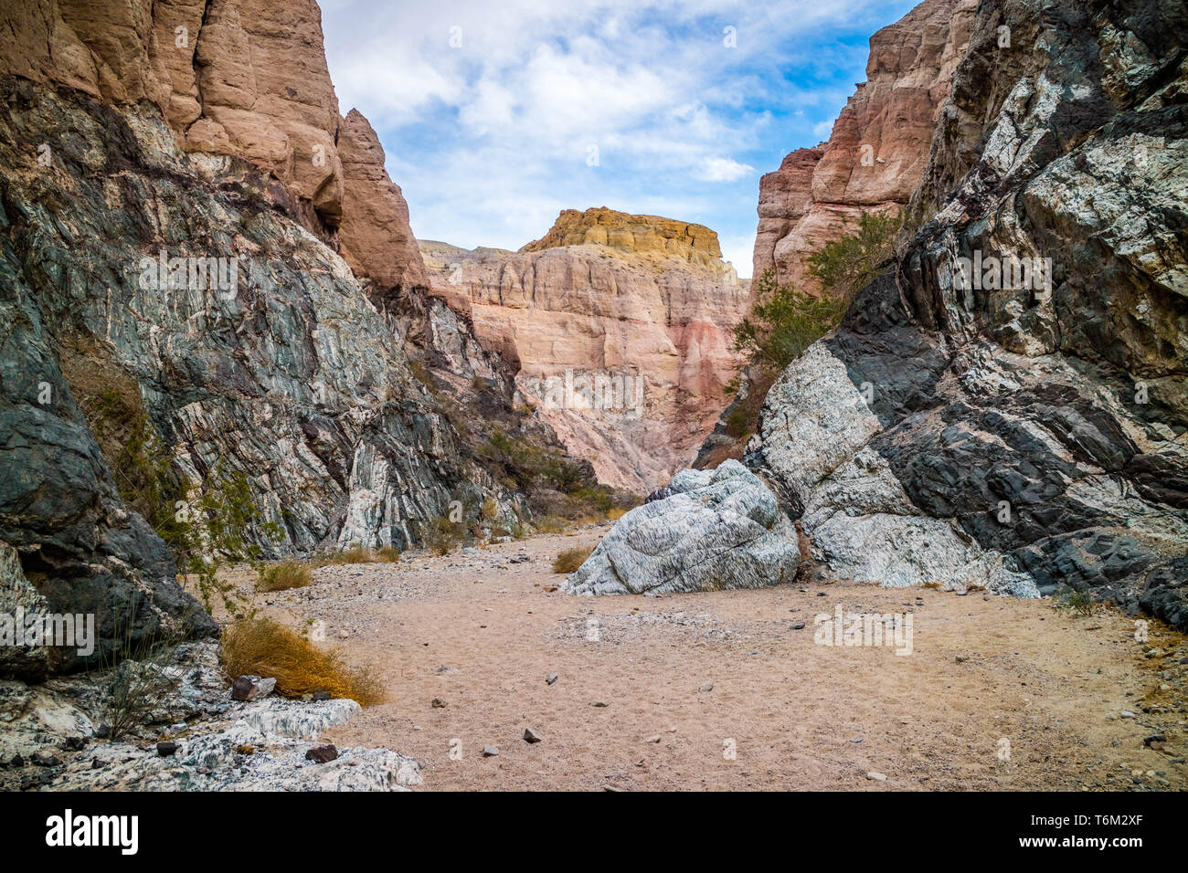 Mecca Hills in Ladder Hike at Palm Spring, California Stock Photo Alamy