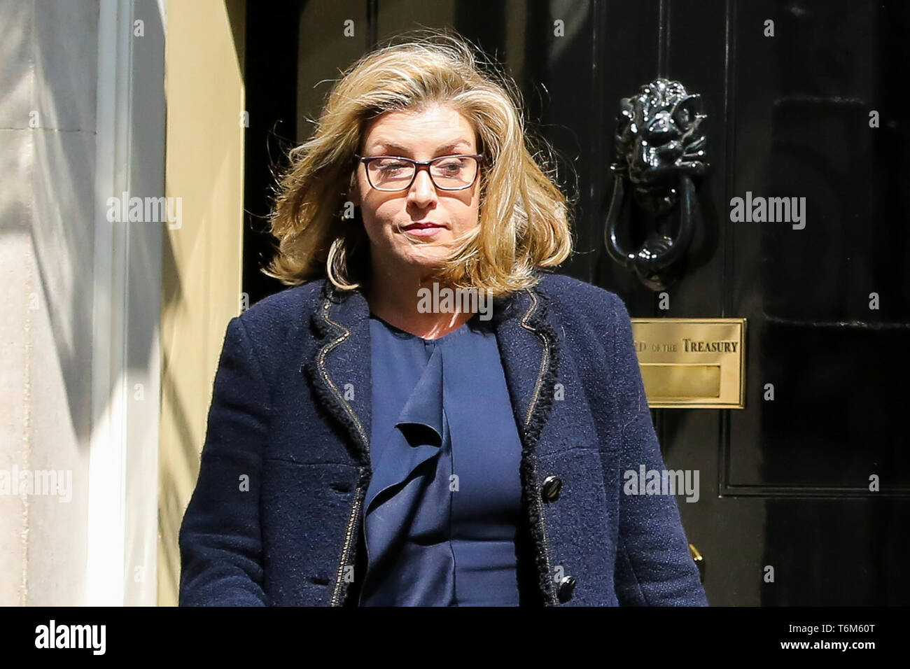 Penny Mordaunt has been appointed as Secretary of State for Defence after the British Prime Minister Theresa May sacked Gavin Williamson over Huawei leak following an inquiry into the leak of information from the National Security Council.  Penny Mordaunt becomes the first Defence Secretary. Stock Photo