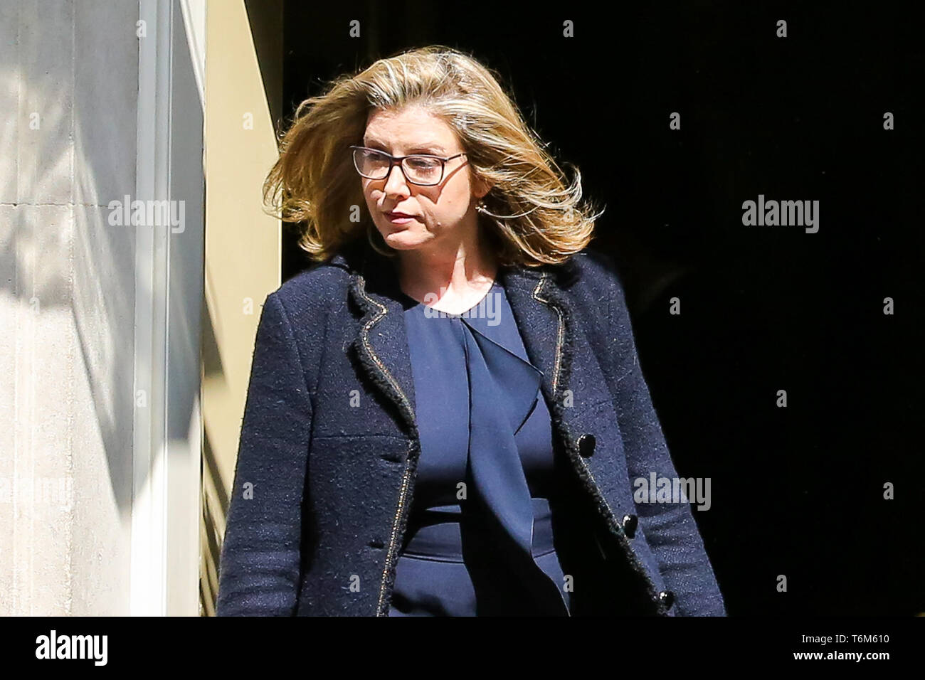 Penny Mordaunt has been appointed as Secretary of State for Defence after the British Prime Minister Theresa May sacked Gavin Williamson over Huawei leak following an inquiry into the leak of information from the National Security Council.  Penny Mordaunt becomes the first Defence Secretary. Stock Photo