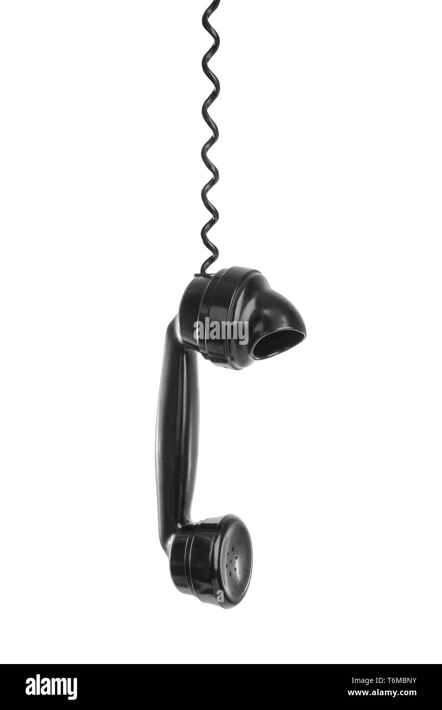 Vintage telephone receiver Stock Photo Alamy
