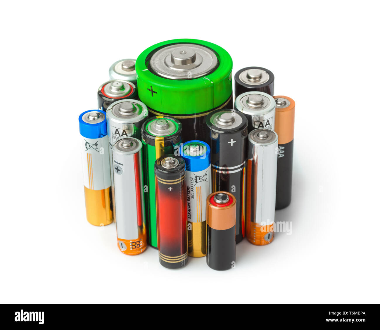 Group of batteries Stock Photo Alamy
