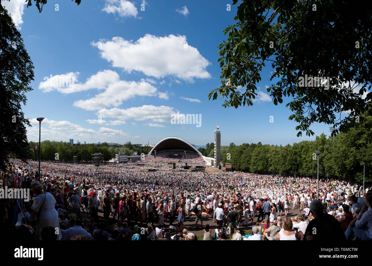 Song and Dance Festival in 2011 Stock Photo