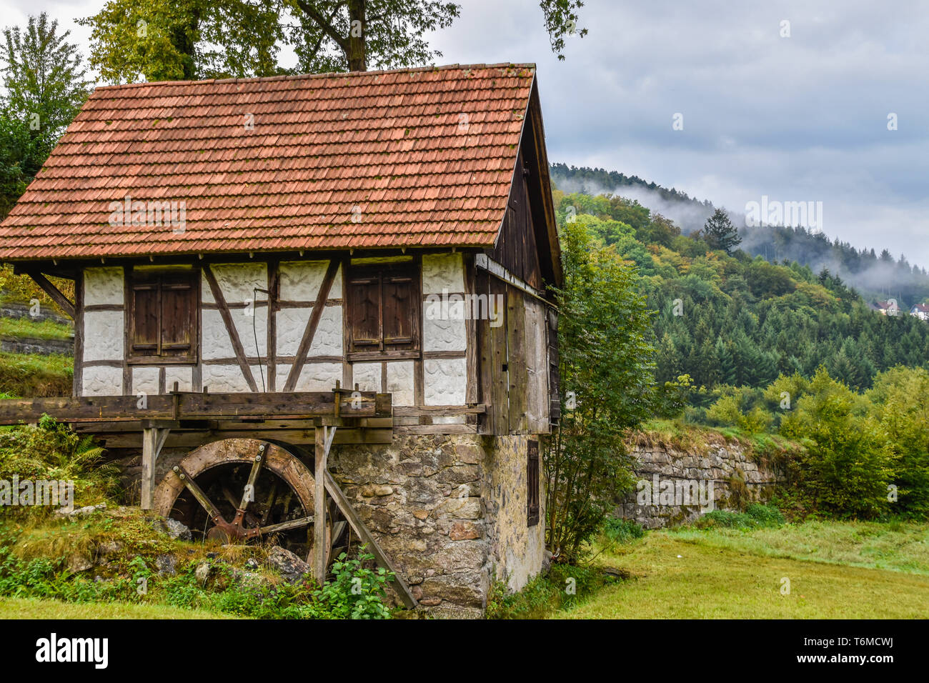 Watermill in the Black Forest Stock Photo