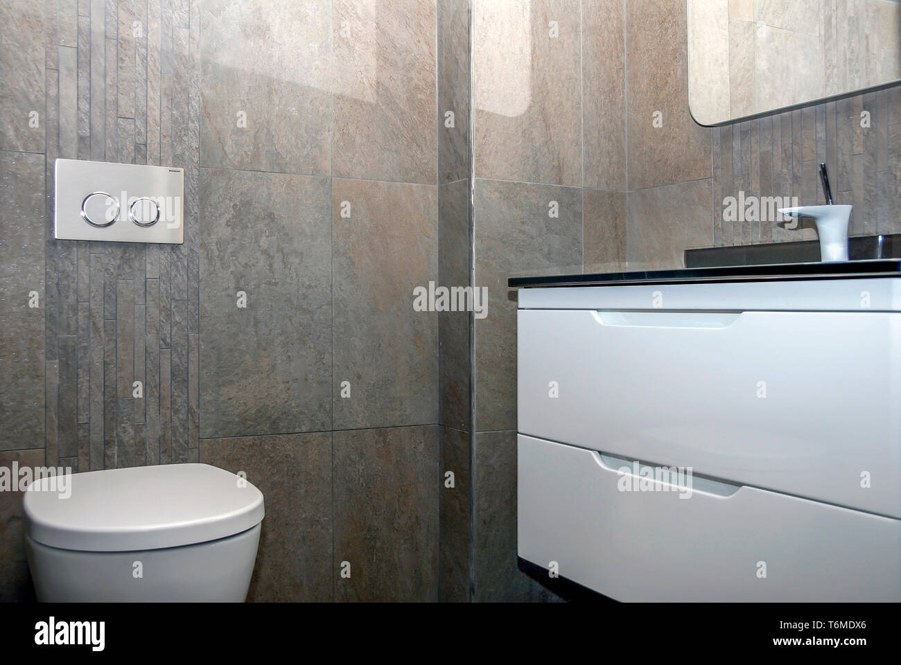 Istanbul, Turkey, 19 March 2015: Interior of the modern bathroom Stock ...