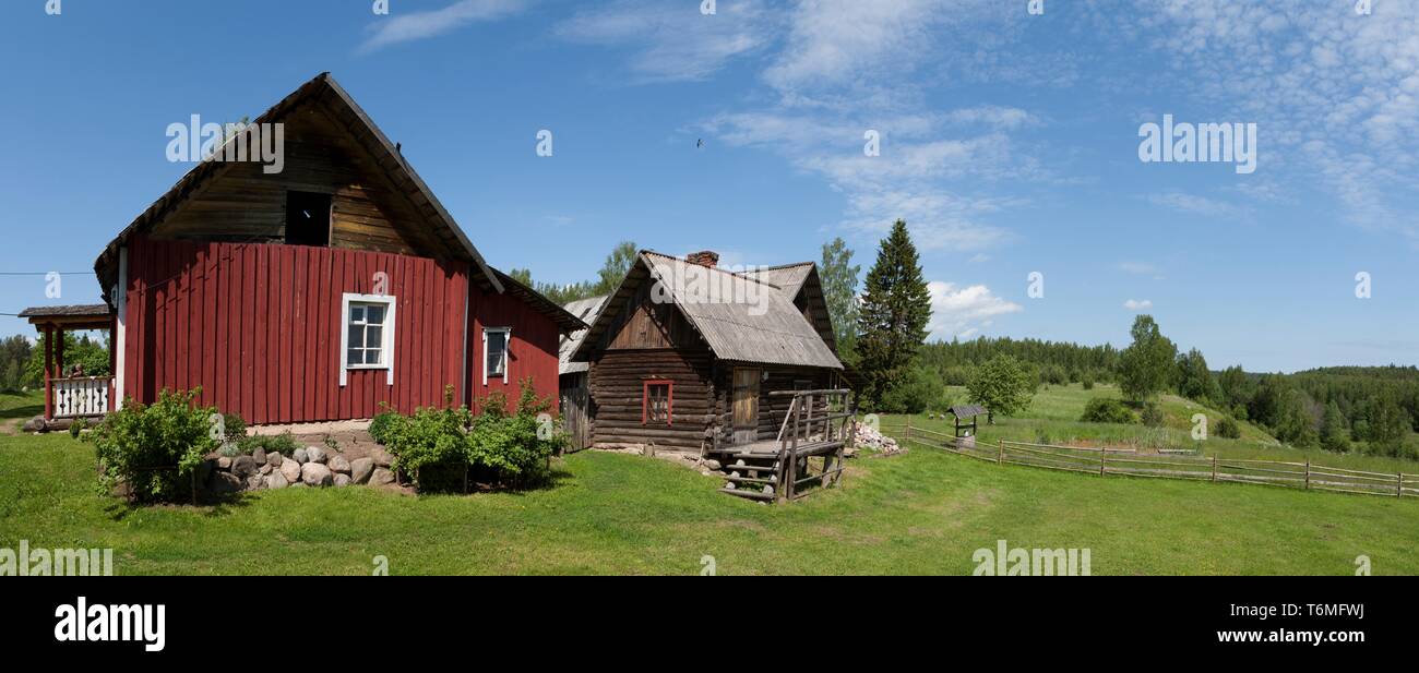 Seto Farmstead in Southern Estonia Stock Photo