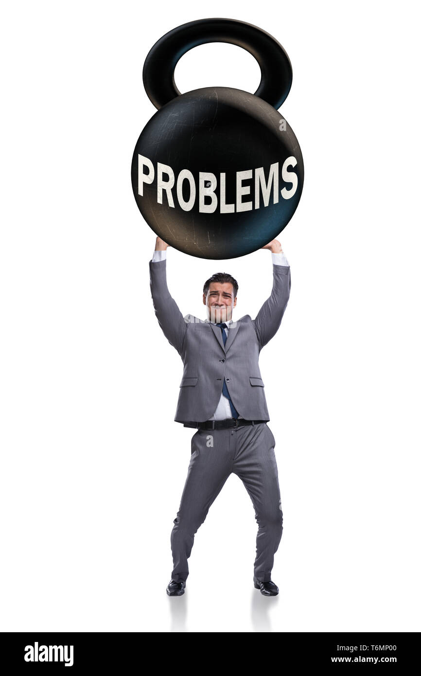 Business problem and challenge concept with businessman Stock Photo - Alamy