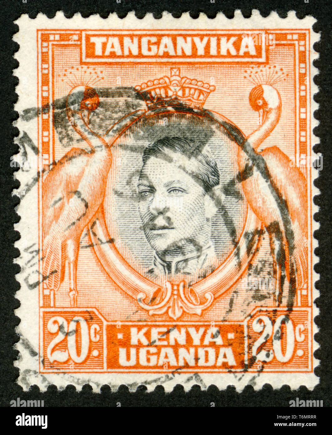 Stamp print in Kenya,Uganda Stock Photo Alamy