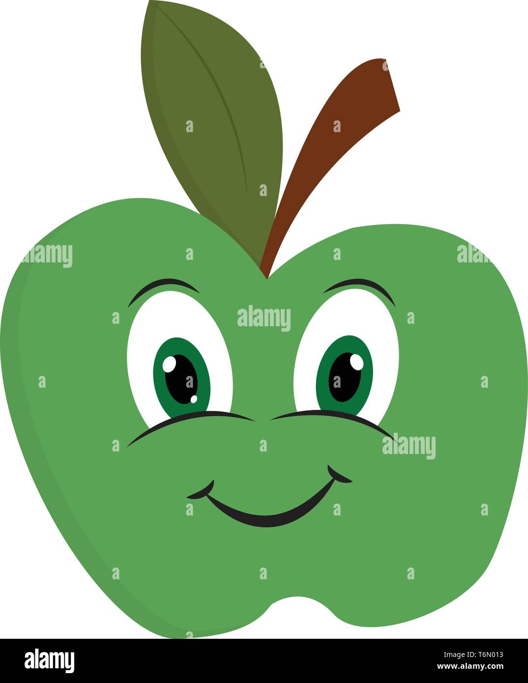 green apple vector