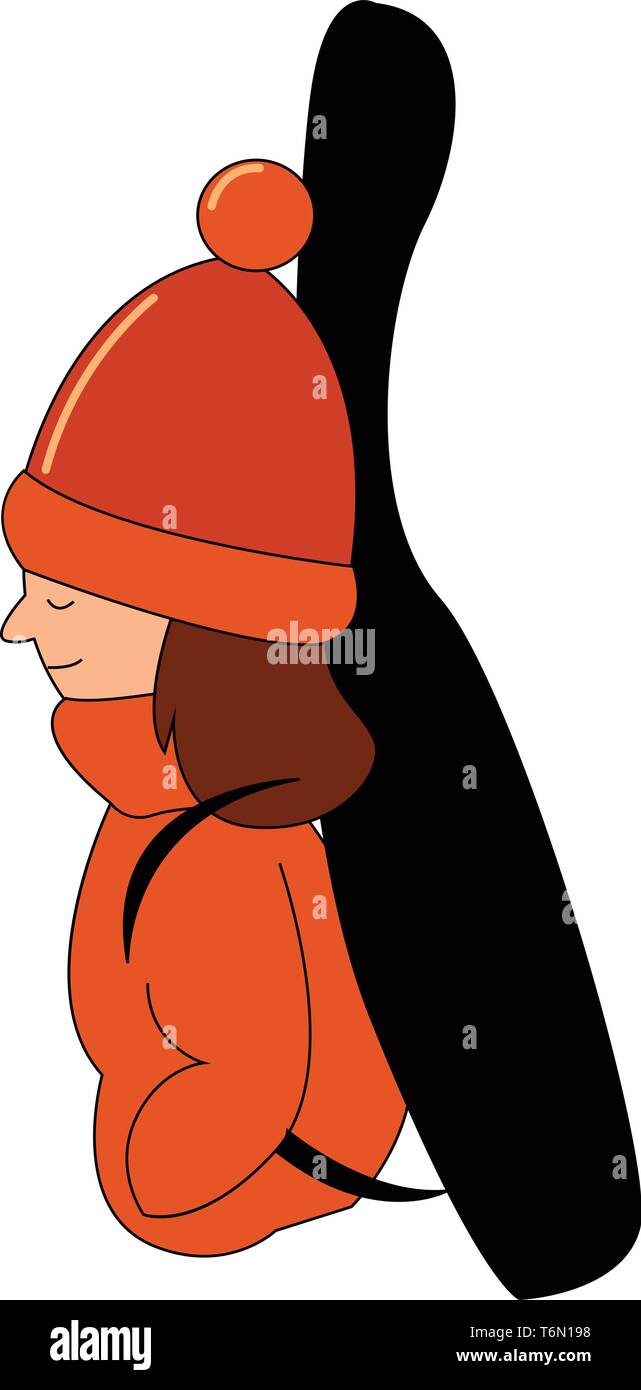 Black woollen hat Stock Vector Images Alamy