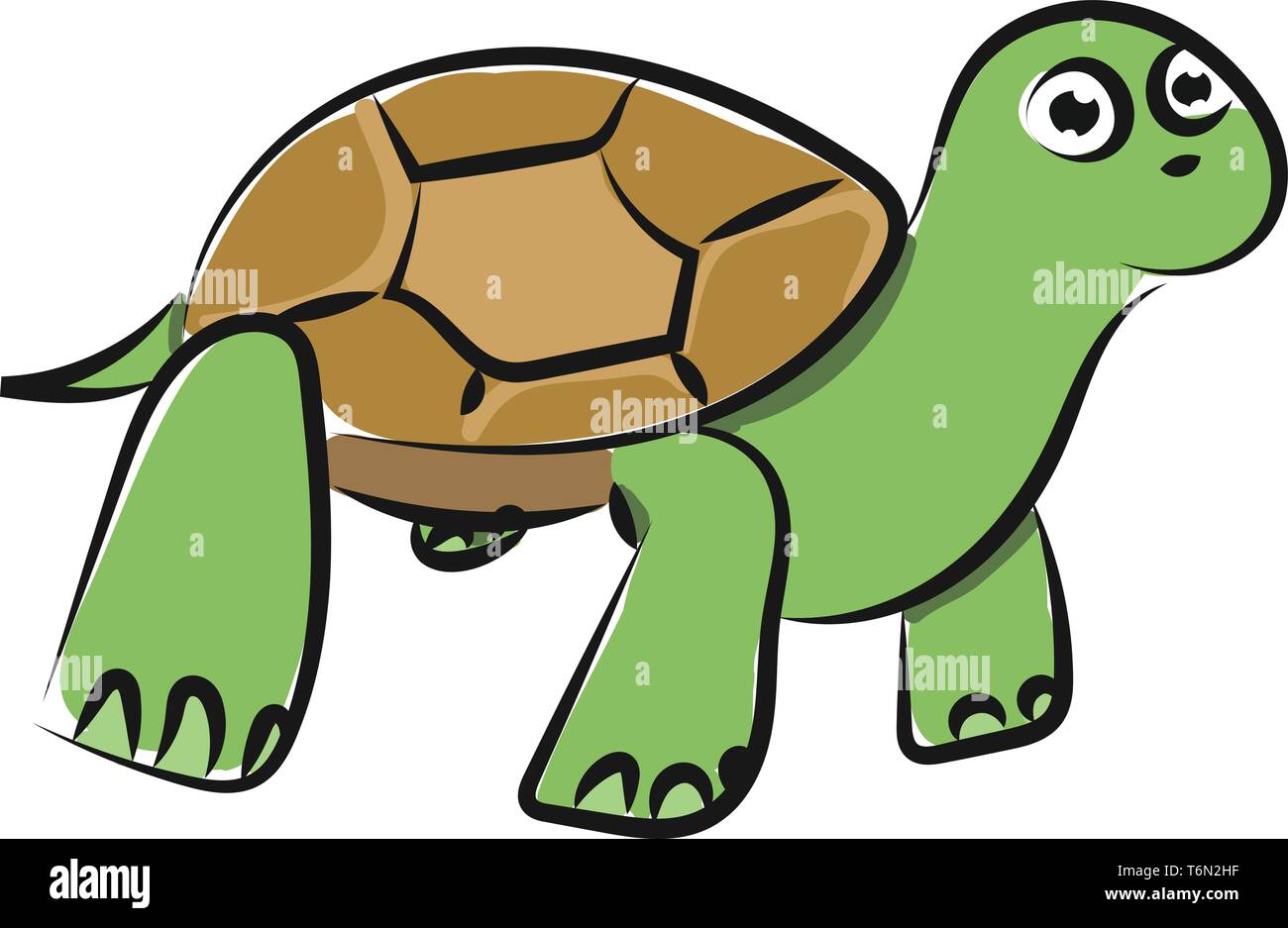 Tortoise standing Stock Vector Images - Alamy