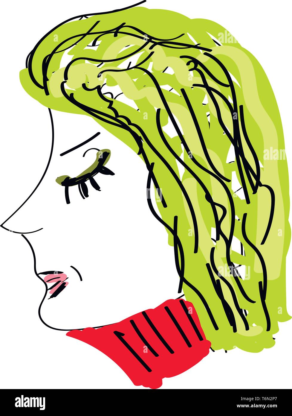 Young red rose Stock Vector Images Alamy