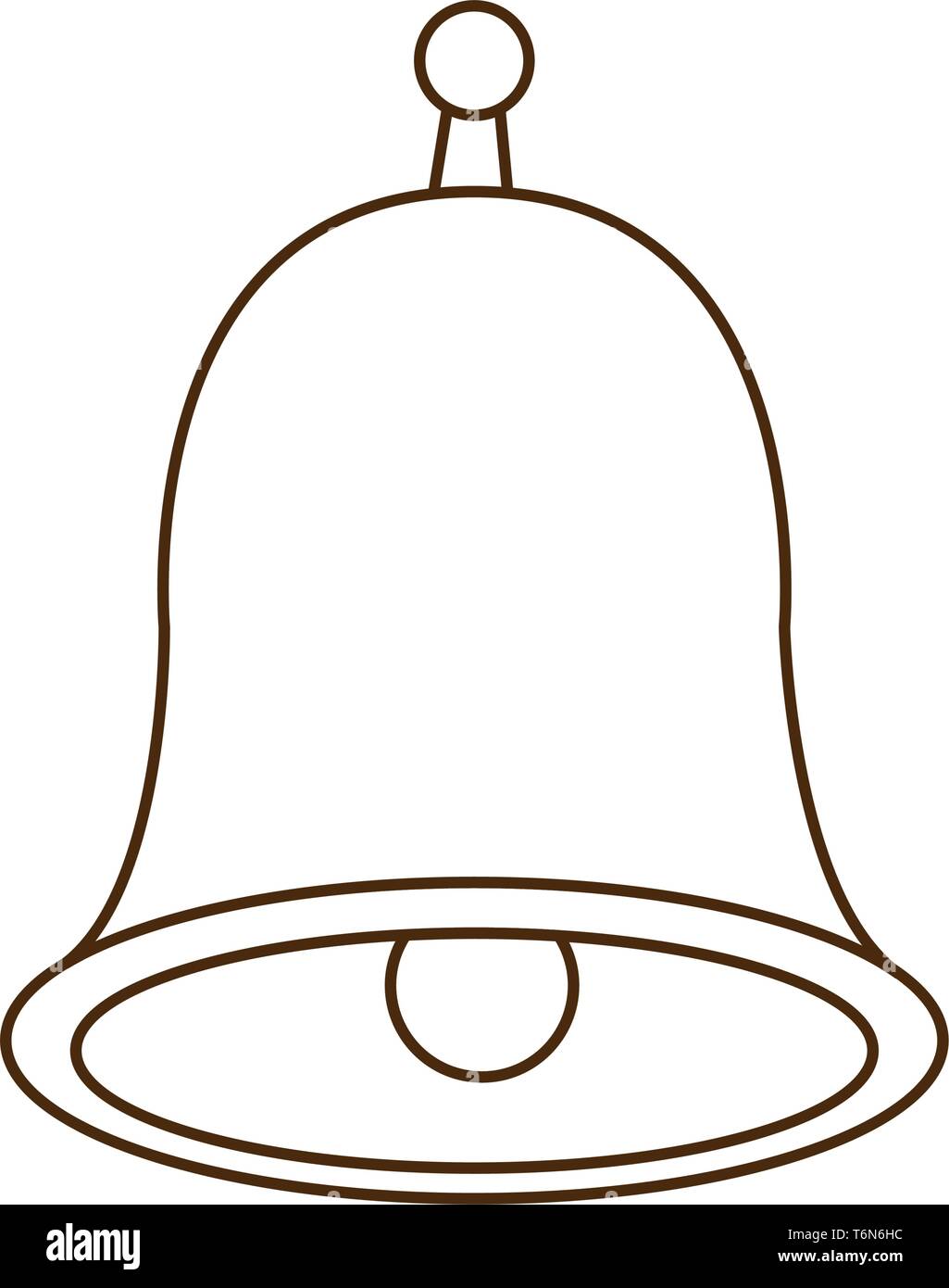 cute bell isolated icon Stock Vector Image & Art - Alamy