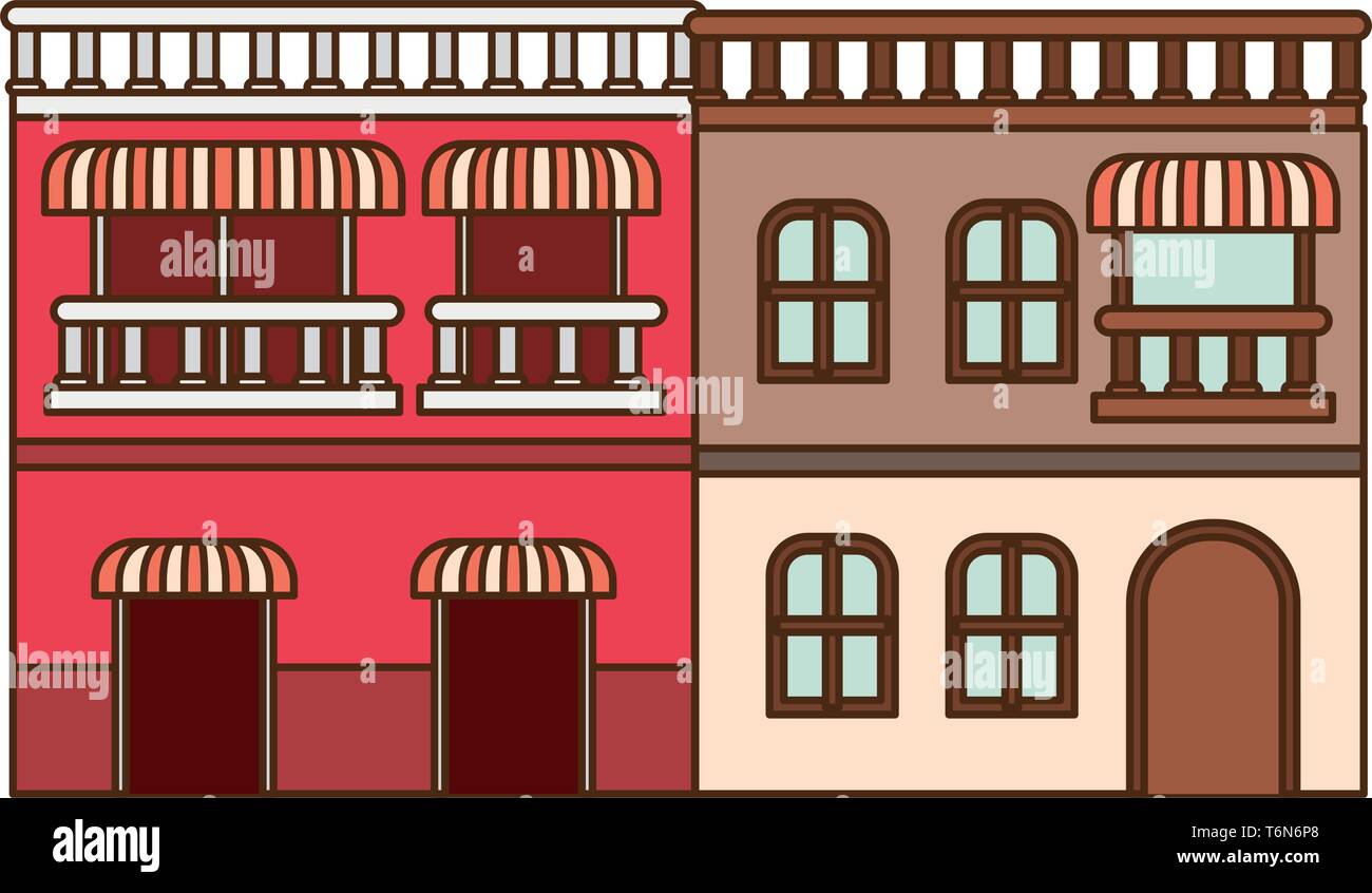 neighborhood houses isolated icon Stock Vector Image & Art - Alamy