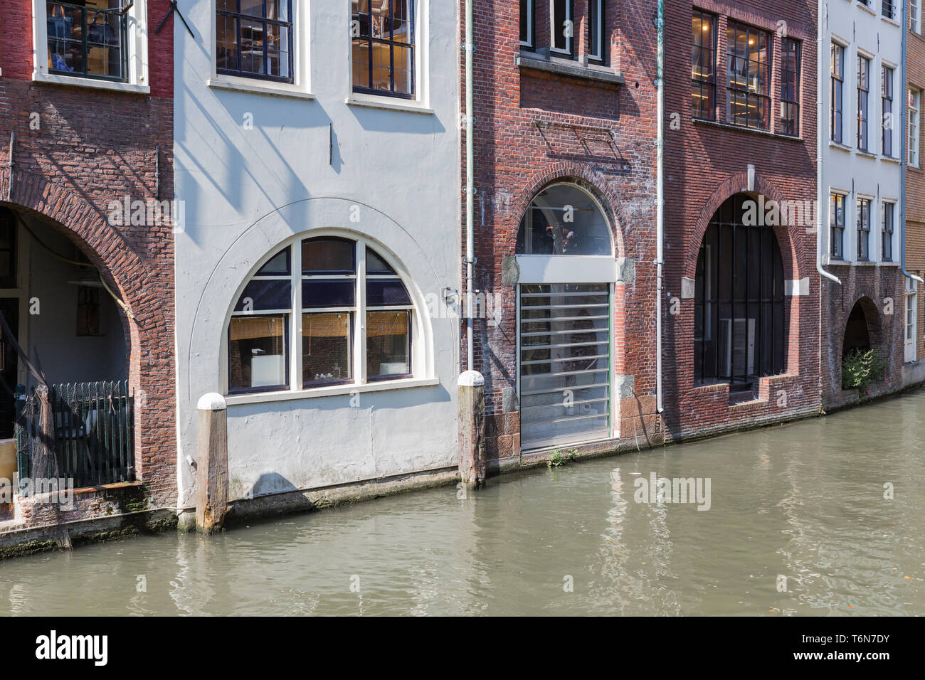 Historic canal houses in medieval city Utrecht of the Netherlands Stock  Photo - Alamy