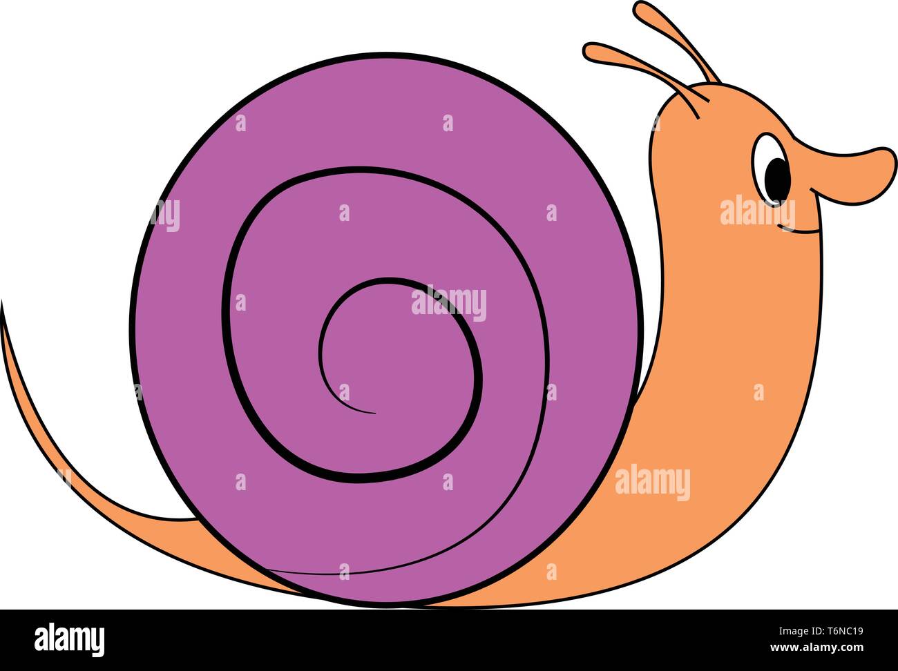 Snail Without Shell Drawing