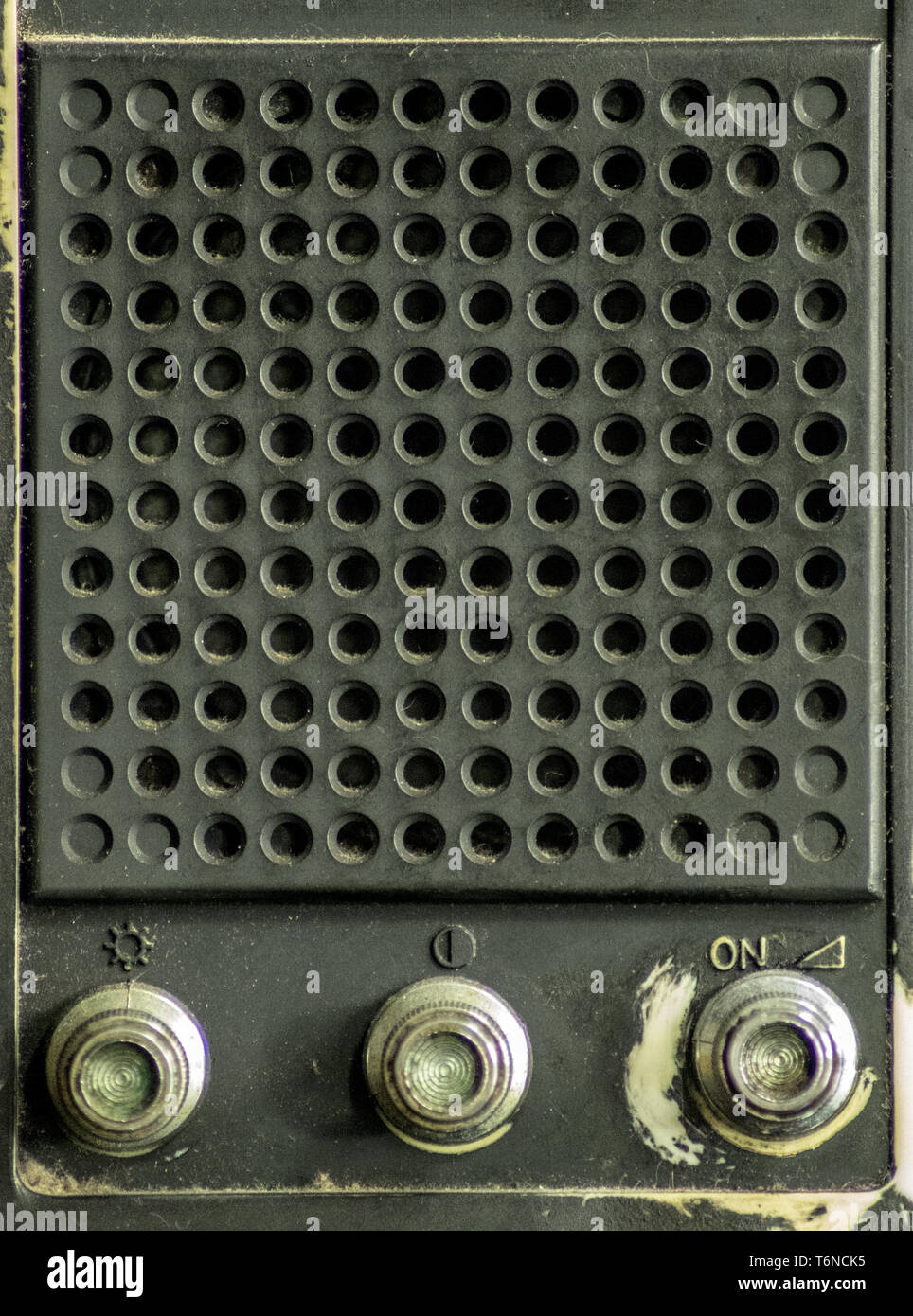 Old TV Dial Stock Photo Alamy