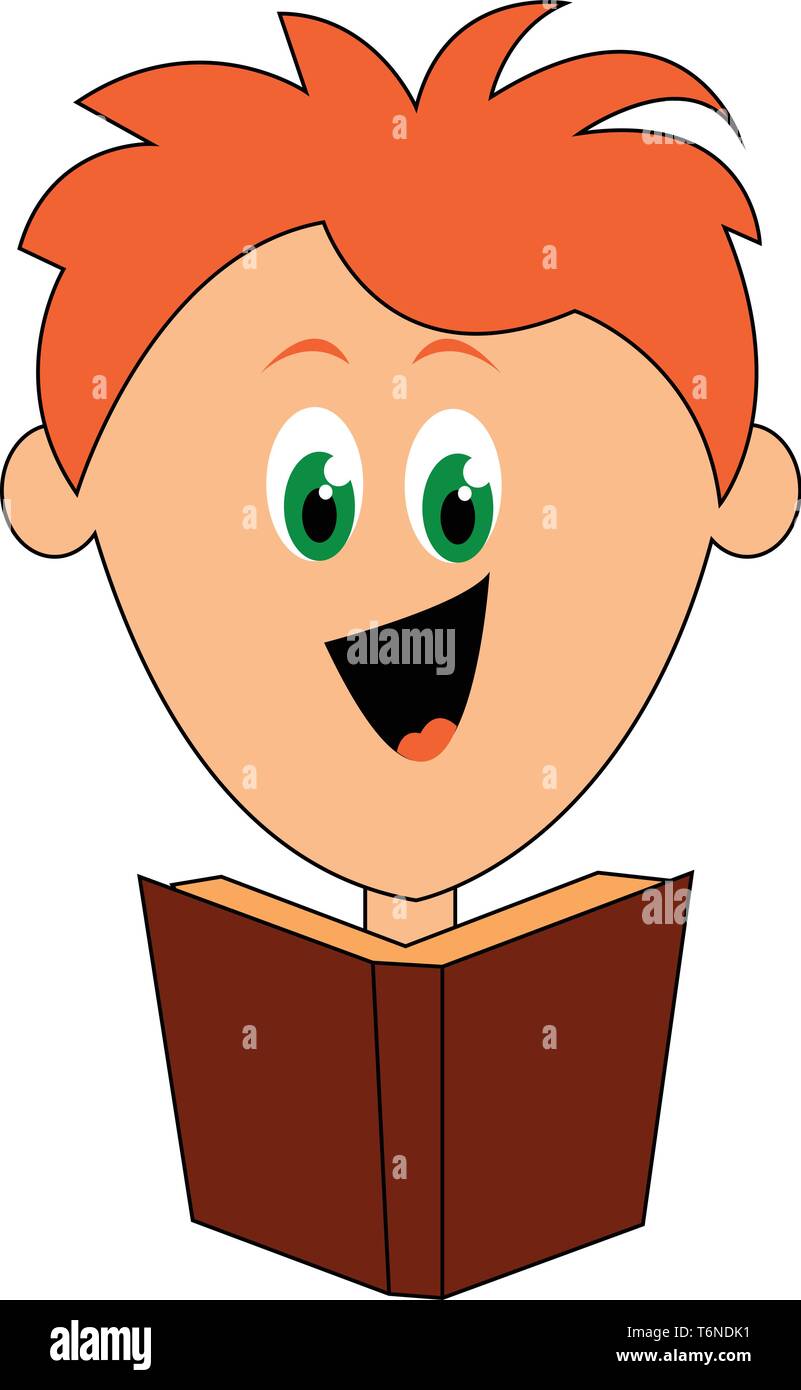 Brown Hair Brown Eyes Boy Stock Vector Images Alamy