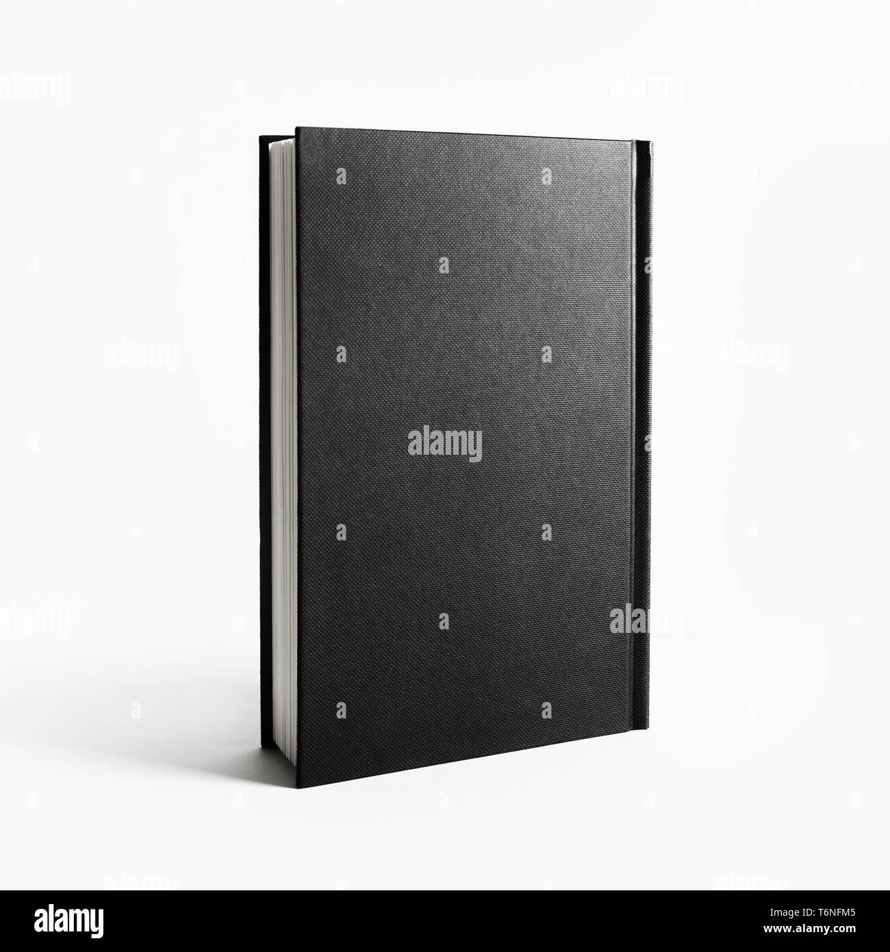 Blank black book Stock Photo Alamy