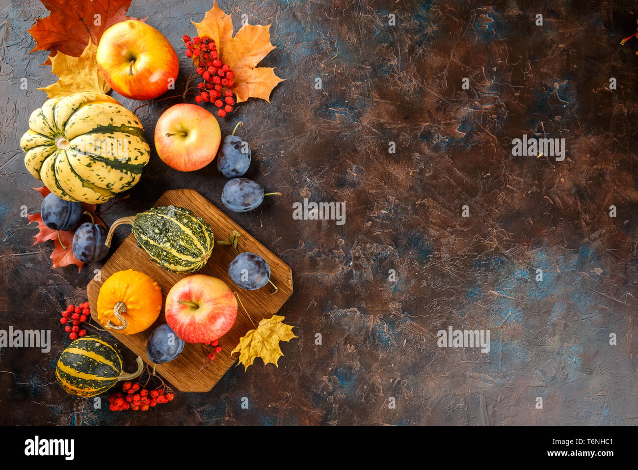 Autumn harvest stll life Stock Photo