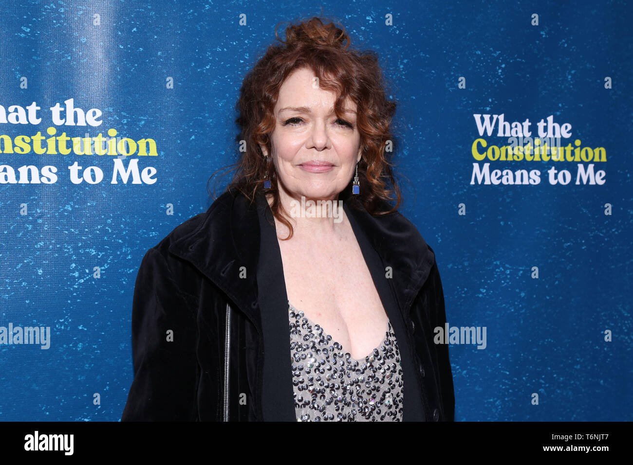 Opening night for What The Constitution Means To Me at the Helen Hayes Theatre - Arrivals.  Featuring: Deidre O'Connell Where: New York, New York, United States When: 31 Mar 2019 Credit: Joseph Marzullo/WENN.com Stock Photo