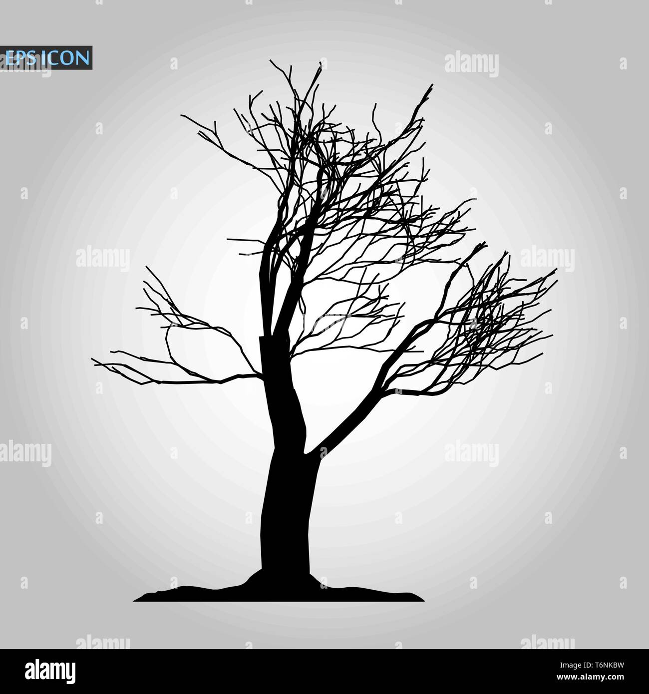 Tree icon. Forest symbol. Flat web sign on white background. Vector eps ...