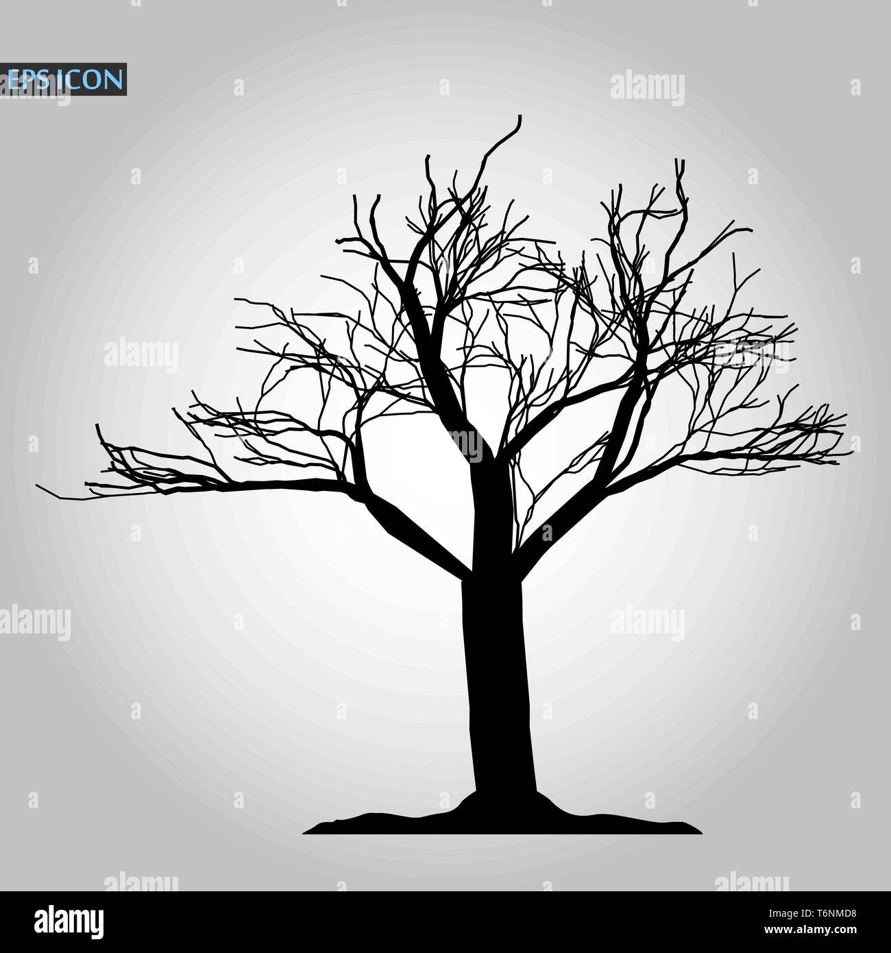 Tree icon. Forest symbol. Flat web sign on white background. Vector eps ...