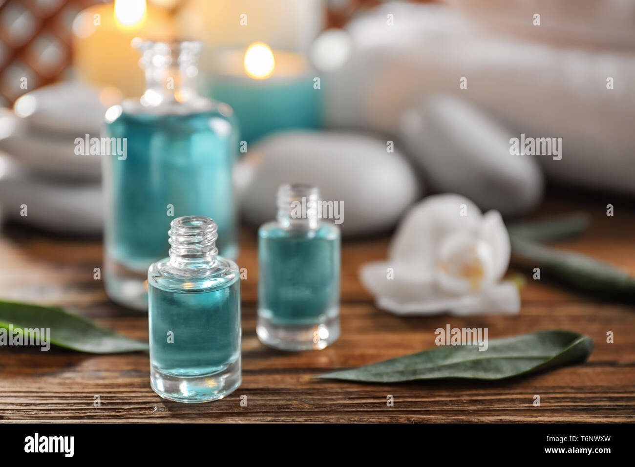 Cosmetic oil salon procedures hi-res stock photography and images - Alamy