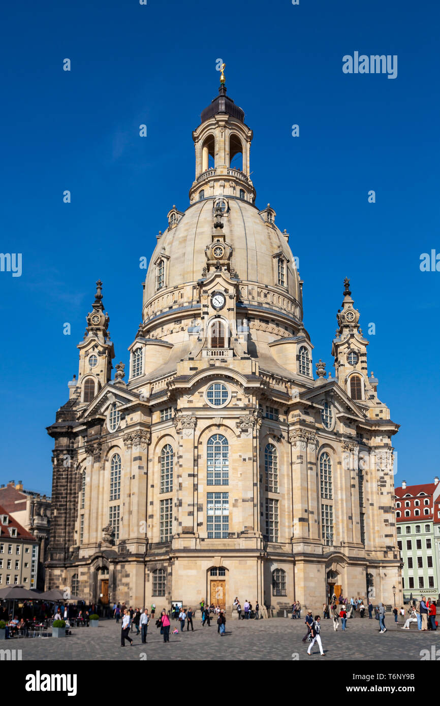 The famous Church of Our Lady, Dresden, Germany Stock Photo Alamy