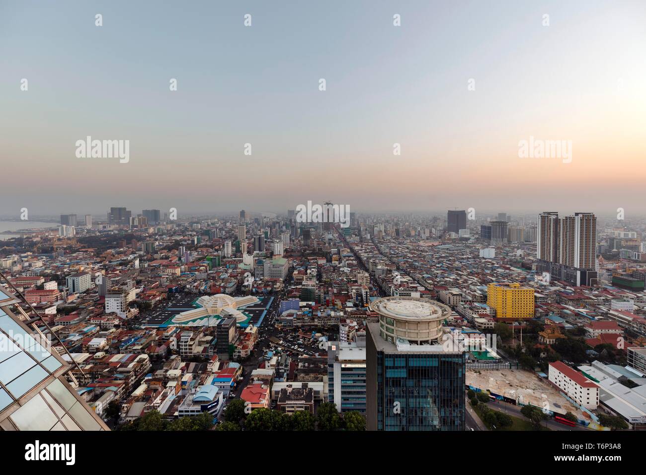Picture of Panoramic view from vattanac capital tower hi-res stock photography and ...