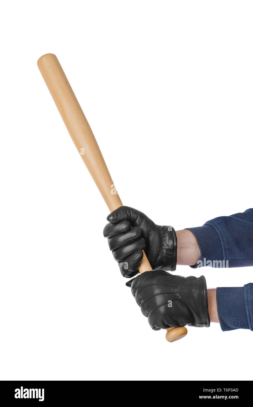 Hands with baseball bat Stock Photo Alamy
