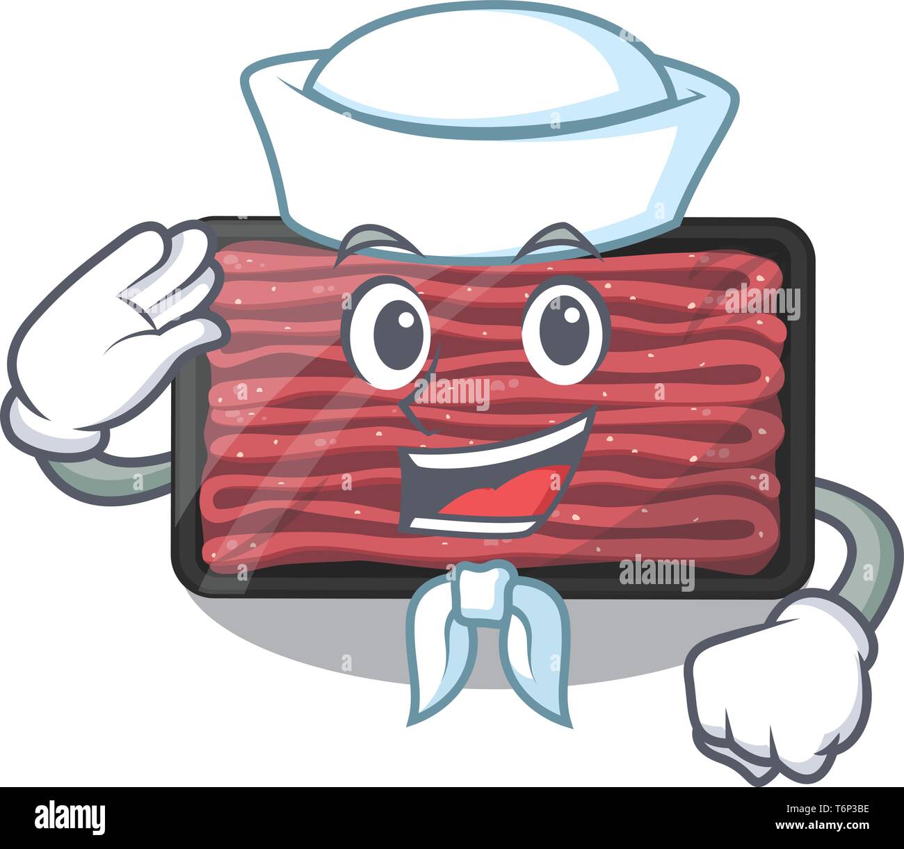 Sailor minced meat isolated in the character Stock Vector Image & Art ...