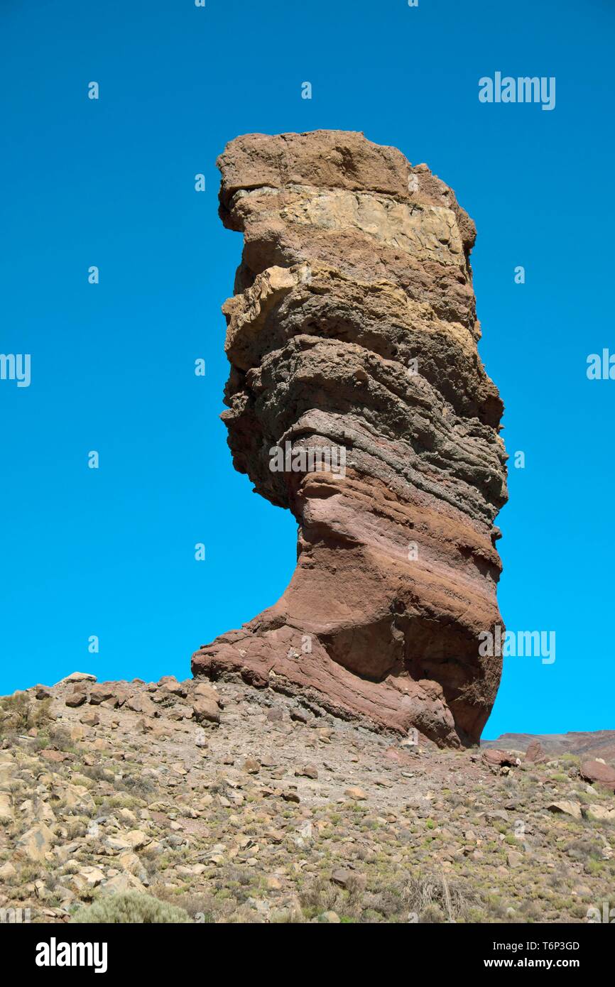 Roque Cinchado, Los Roques de Garcia, Teide National Park, Tenerife ...
