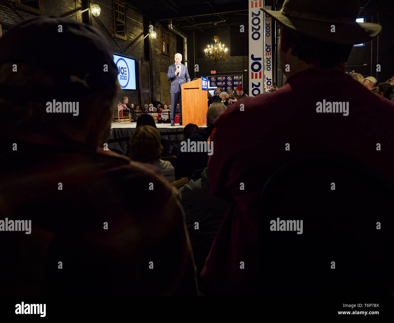 Des Moines, Iowa, USA. 1st May, 2019. Vice President JOE BIDEN makes ...