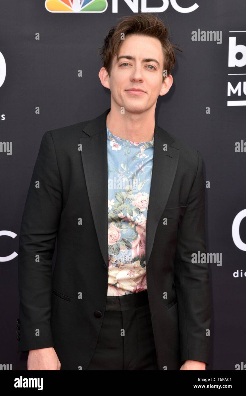 Las Vegas, USA. 01st May, 2019. LAS VEGAS, NV - May 1: Kevin McHale at the 2019 Billboard Music Awards at MGM Grand Garden Arena on May 1, 2019 in Las Vegas, Nevada. Credit: Imagespace/Alamy Live News Stock Photo