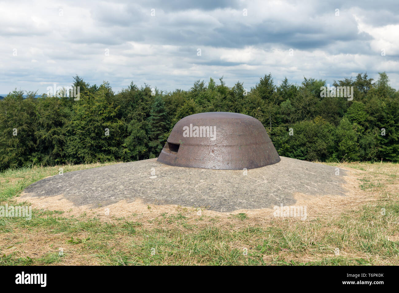 Observation post at Fort Douaumont near Verdun. Battlefield of WW1 ...