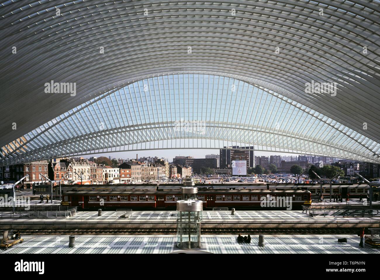 Gare de LiegeGuillemins train station by architect Santiago Calatrava