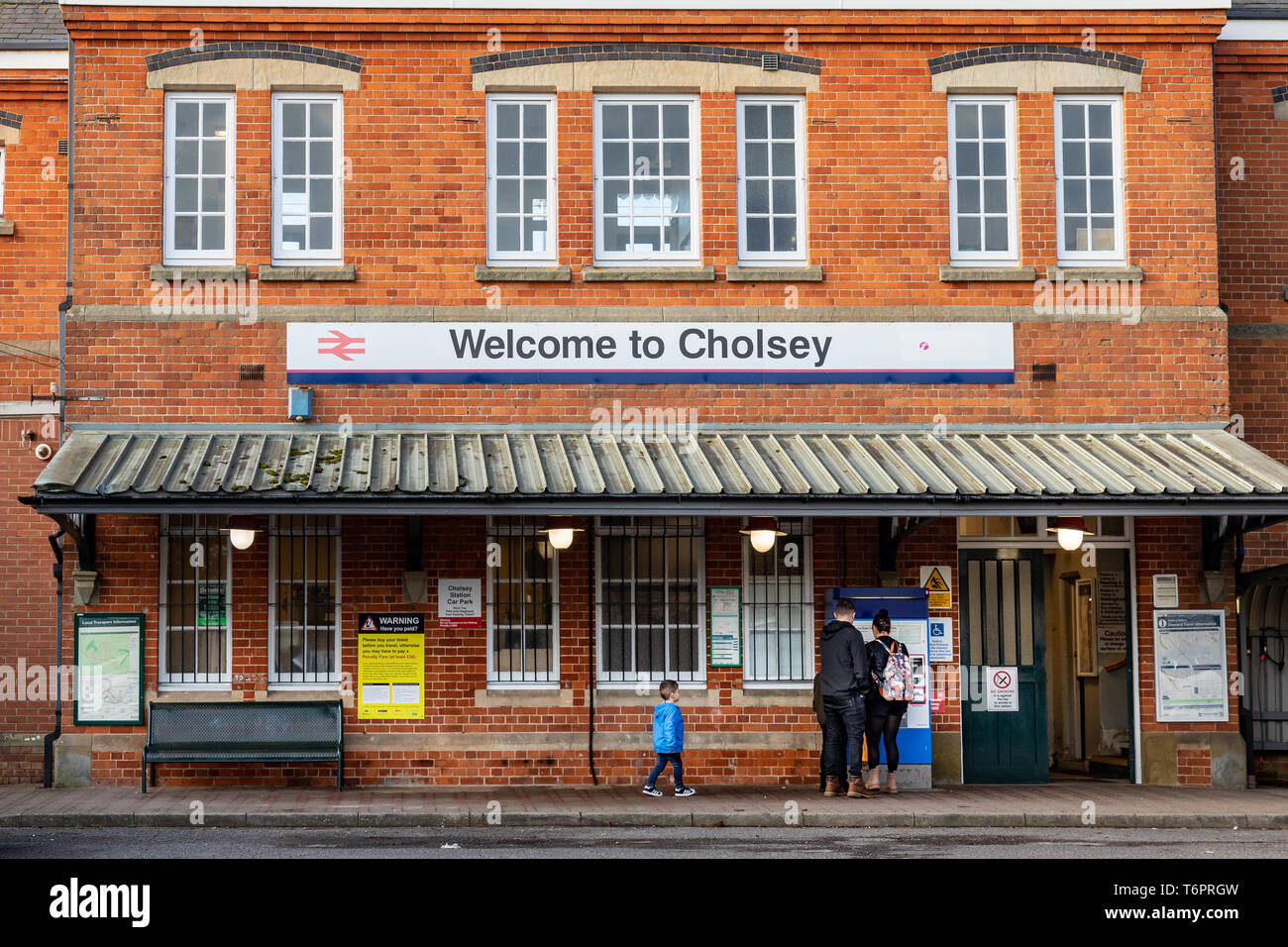 Cholsey train station, Cholsey, South Oxfordshire, England, UK Stock