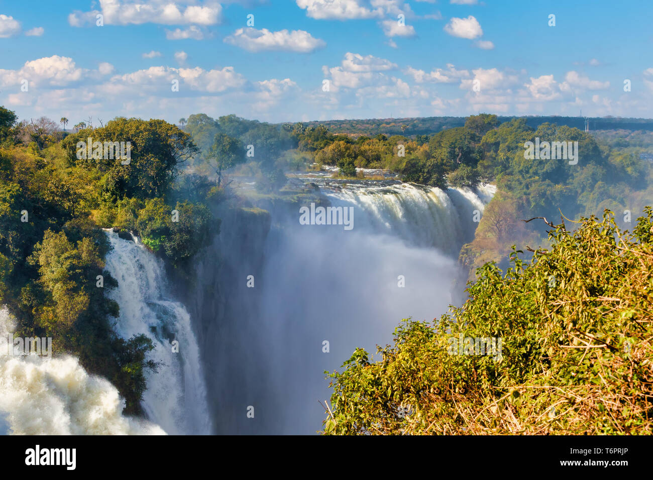 The Victoria falls, Zimbabwe, Africa Stock Photo Alamy