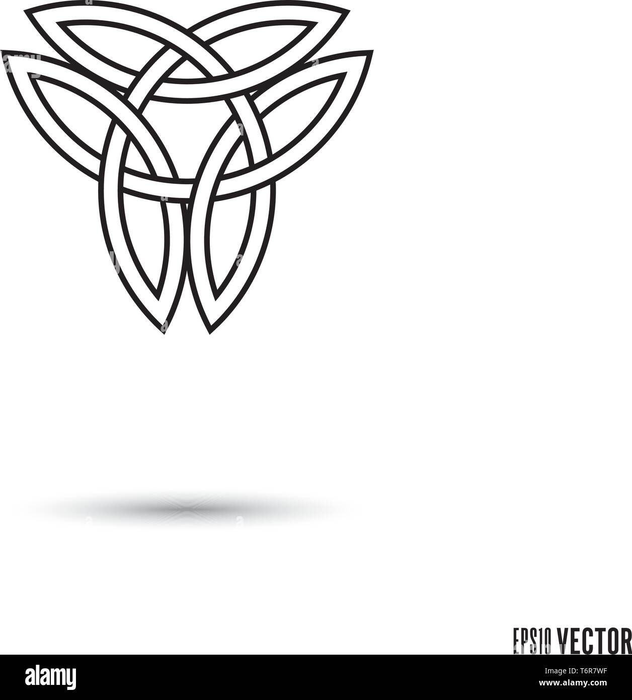 Celtic Trinity Knot Outline