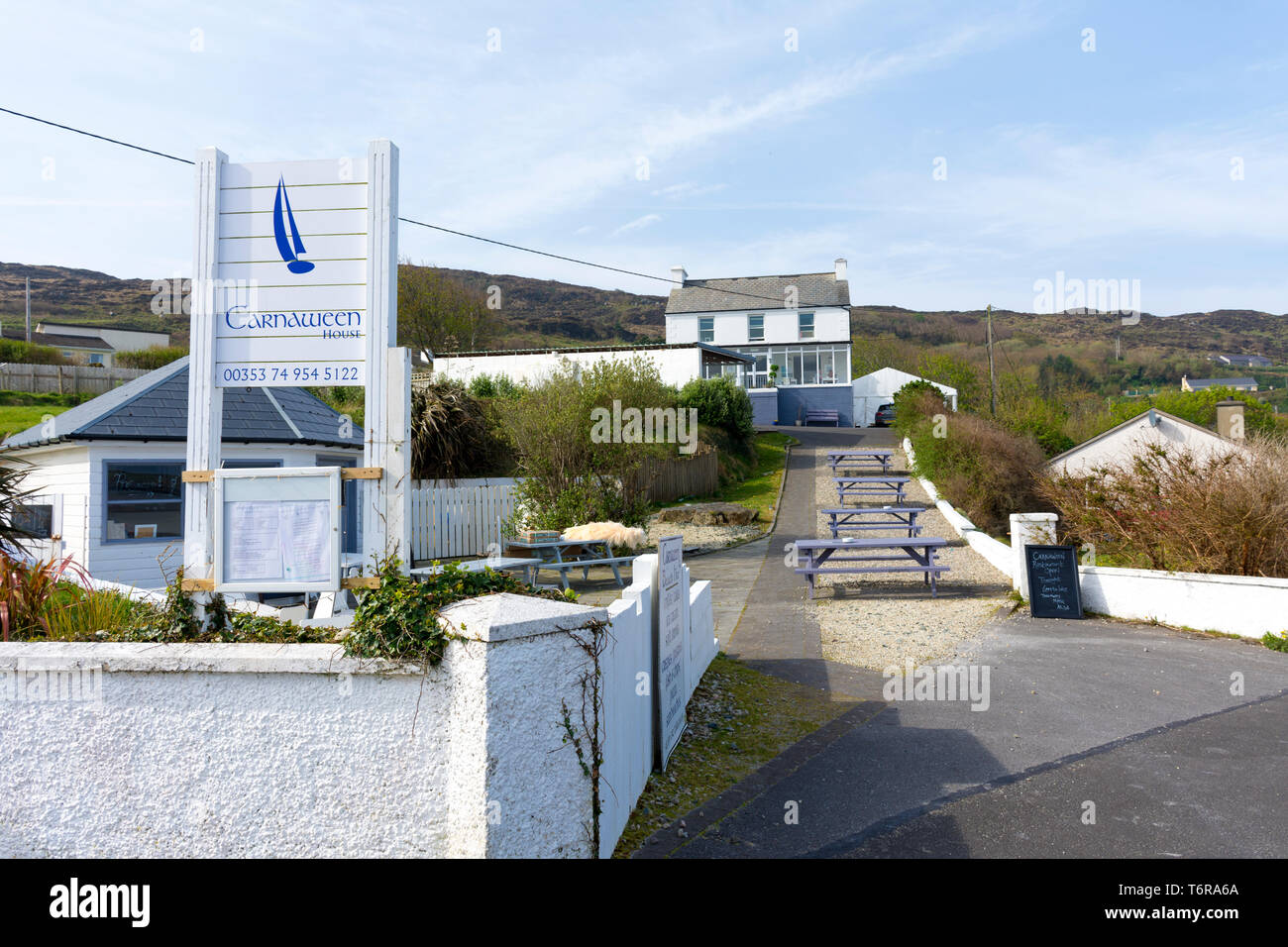 Carnaween House Restaurant and beach hut, Narin, Ardara, County Donegal