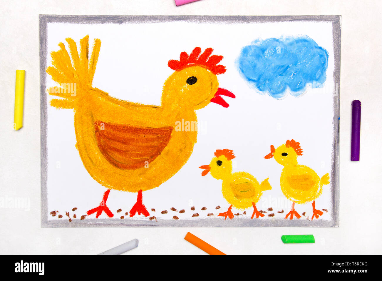 Three Little Chickens High Resolution Stock Photography and Images - Alamy