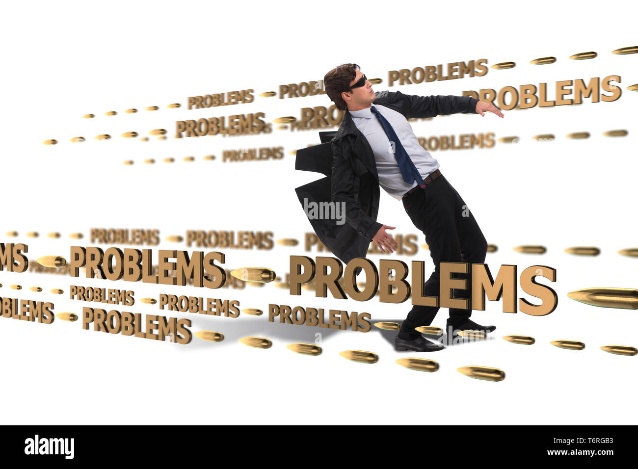 Business problem and challenge concept with businessman Stock Photo - Alamy