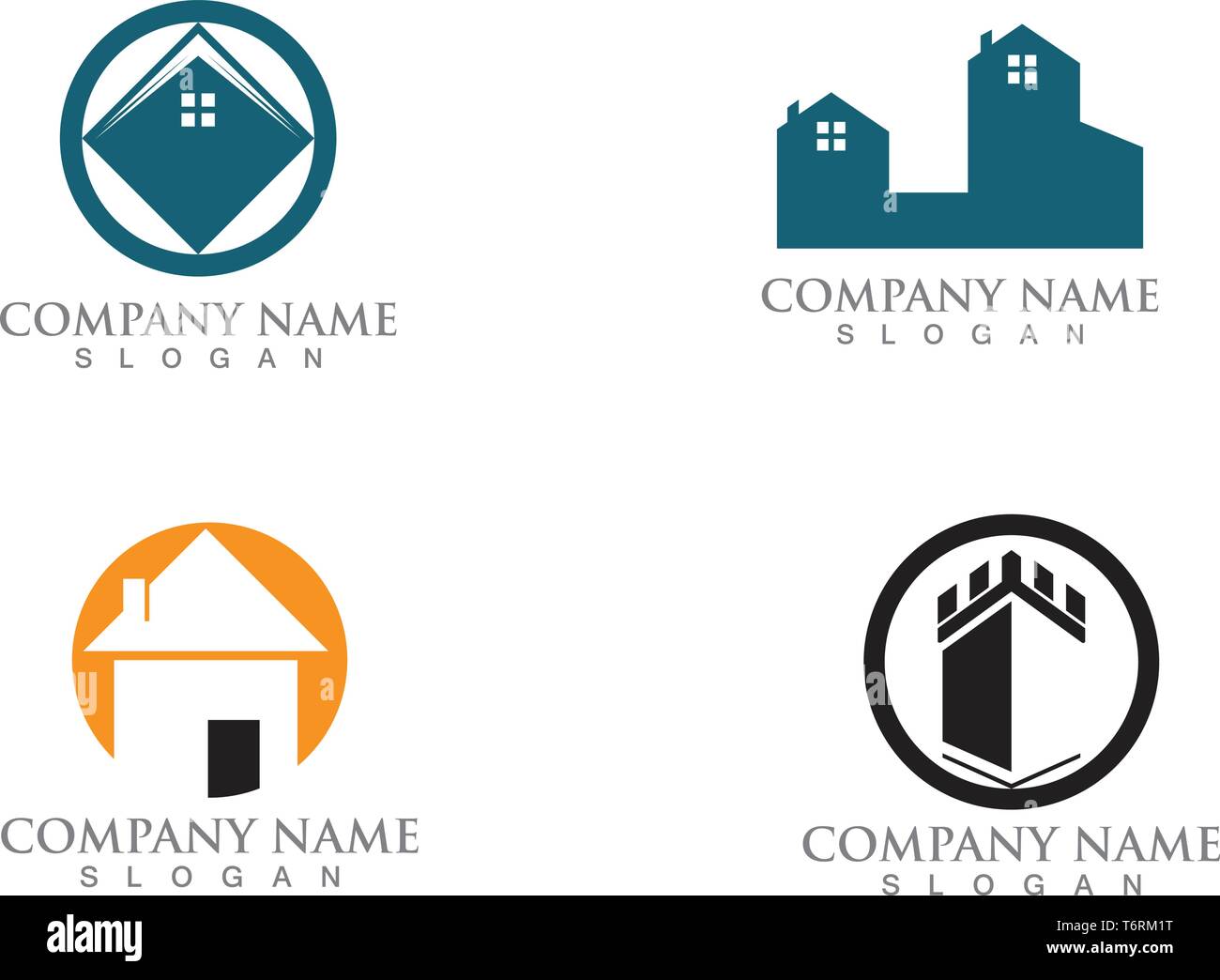 Simple House Home Real Estate Logo Stock Vector Image & Art - Alamy