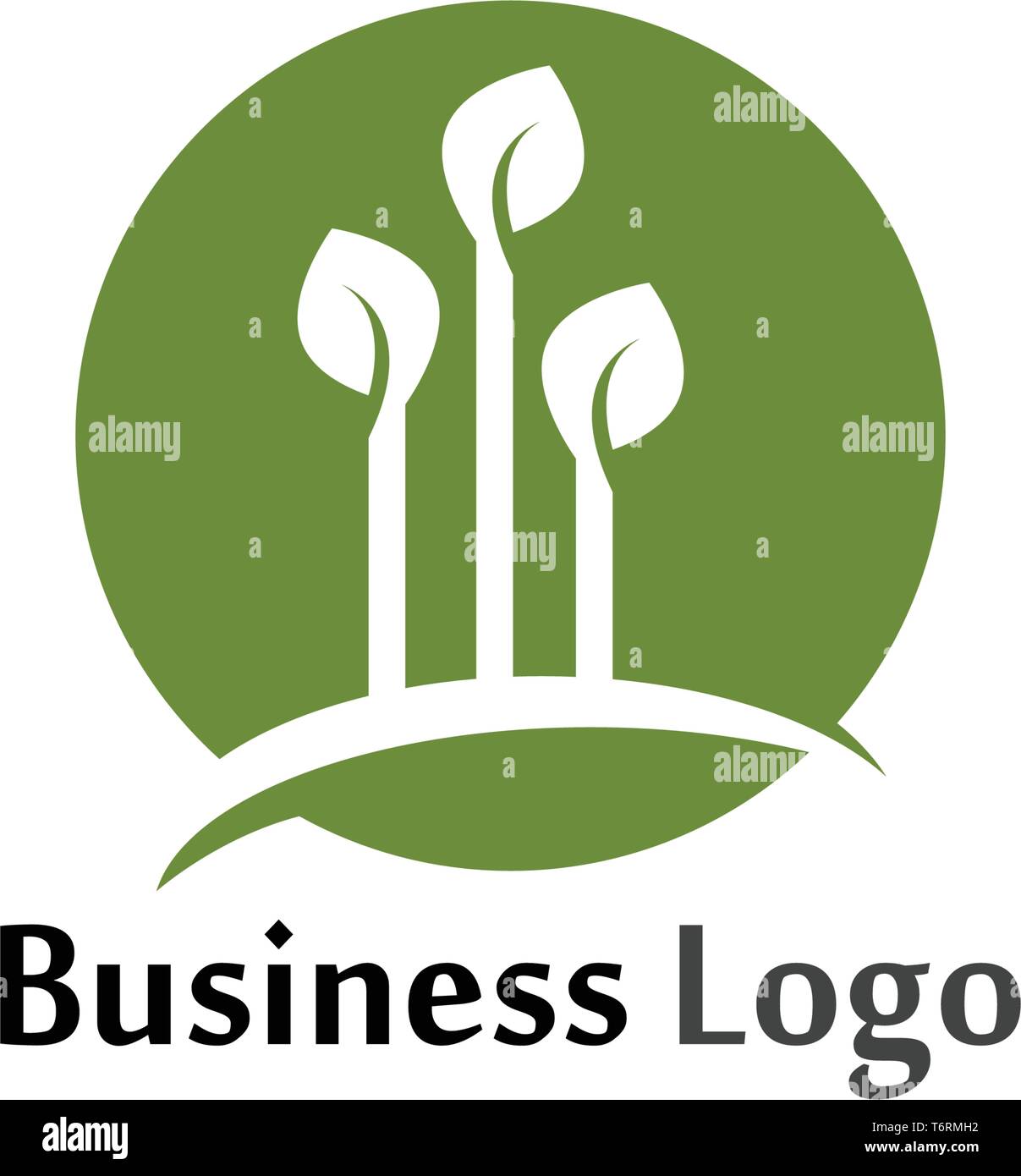 Tree Leaf logo Vector icon Illustration design template Stock Vector ...