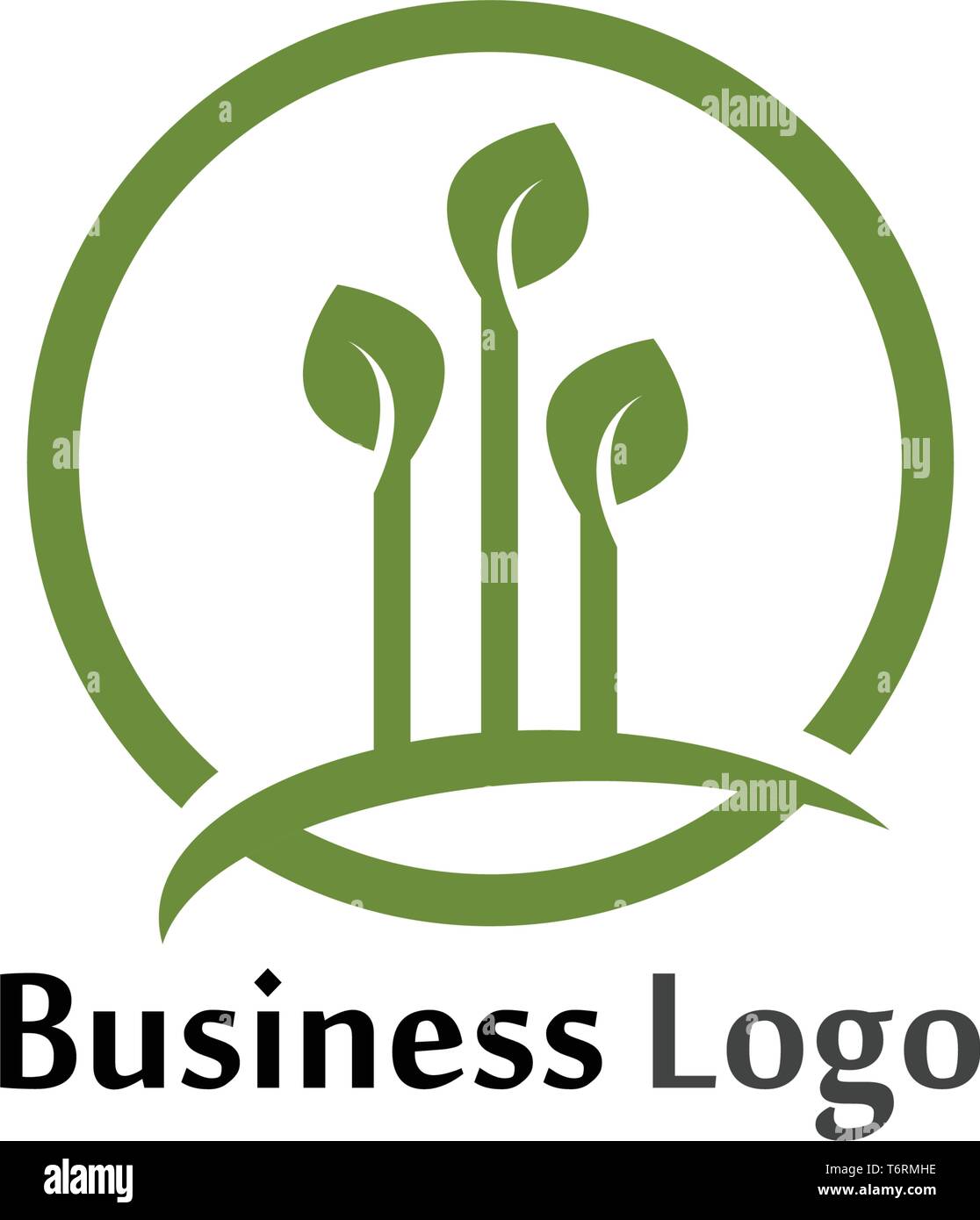 Tree Leaf logo Vector icon Illustration design template Stock Vector ...