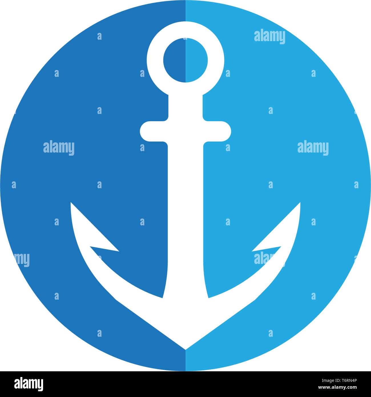 anchor logo and symbol template vector icons app Stock Vector Image